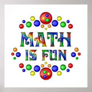 Math Is Fun Posters | Zazzle Canada