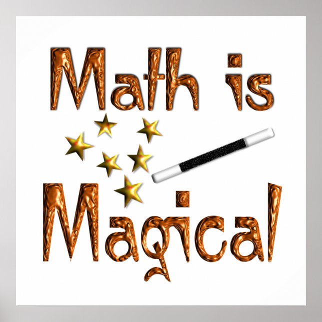 Math is Magical Poster (Devant)