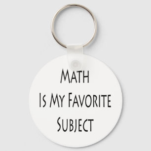 Math Is My Favourite Subject Keychain