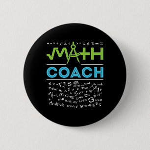 Math is My Jam First Day Back To School Math Teach 2 Inch Round Button