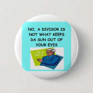 math joke 2 inch round button