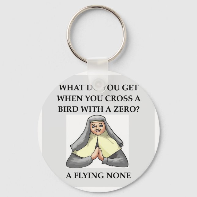 math joke keychain (Front)