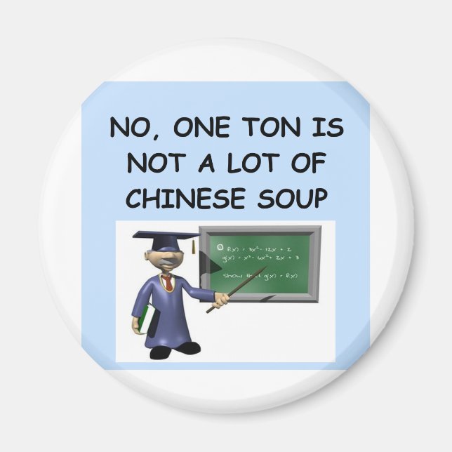 math joke magnet (Front)