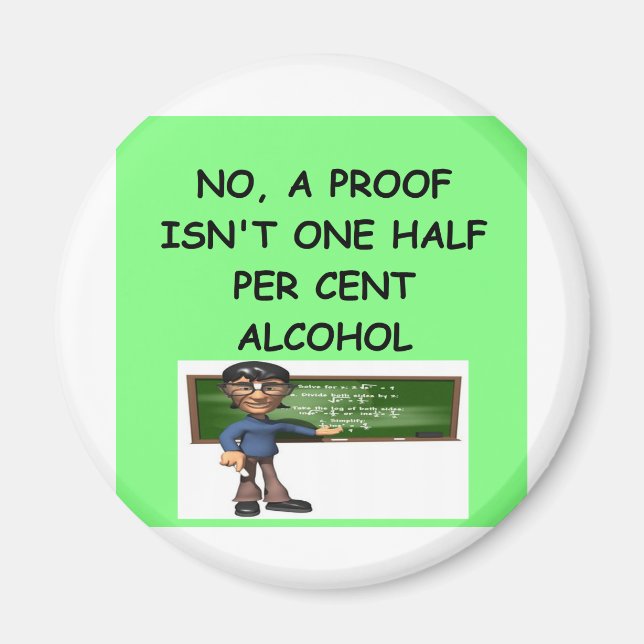 math joke magnet (Front)