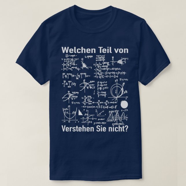 Math Joke Mathematics Teacher 1 T-Shirt (Design Front)