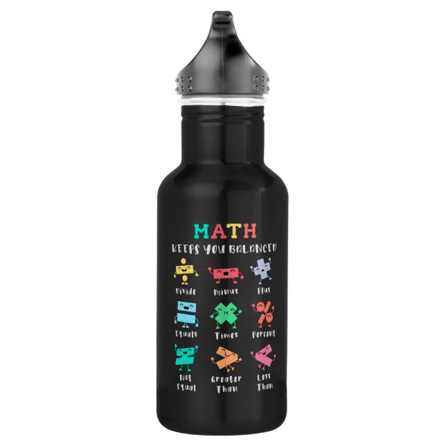 Math keeps you balanced 532 ml water bottle (Right)