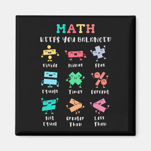 Math keeps you balanced magnet