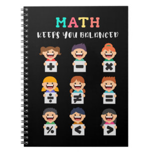 Math keeps you balanced notebook