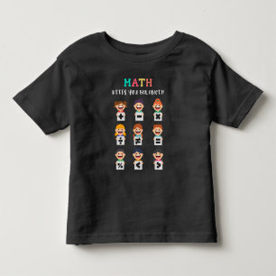 Math keeps you balanced toddler t-shirt