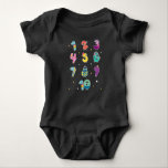 Math Learning Cute Numbers Prek Mathematics Baby Bodysuit<br><div class="desc">Preschool Outfits Student Education . Math Learning Cute Numbers Prek Mathematics.</div>