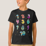 Math Learning Cute Numbers Prek Mathematics T-Shirt<br><div class="desc">Preschool Outfits Student Education . Math Learning Cute Numbers Prek Mathematics.</div>