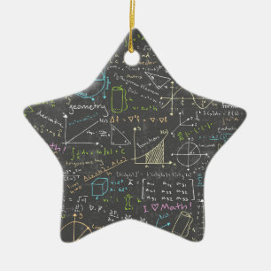 Math Lessons Ceramic Ornament