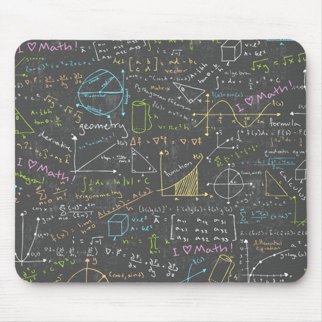 Math Lessons Mouse Pad (Front)