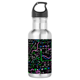Math linear mathematics education circle 532 ml water bottle