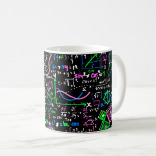 Math linear mathematics education circle coffee mug