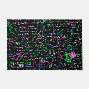 Math linear mathematics education circle doormat