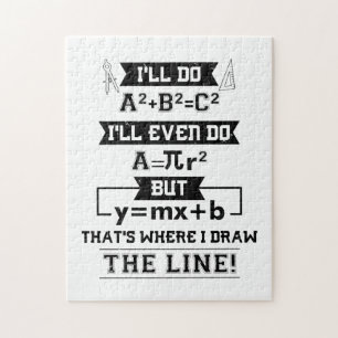 Math Math Teacher Gifts Jigsaw Puzzle