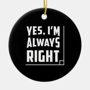 Math Mathematics Funny Gift Ceramic Ornament