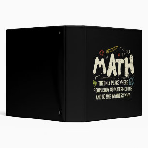 Math Mathematics Math Teacher Gift Binder