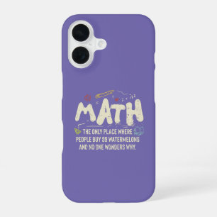 Math Mathematics Math Teacher Gift iPhone 16 Case