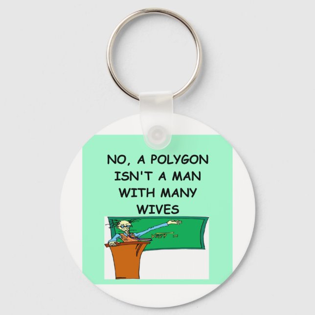 math mathematics mathematician keychain (Front)