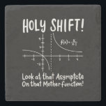 Math Mathematics Stone Coaster<br><div class="desc">Math quote design for a math teacher,  students and all the mathematics and geometry love.</div>