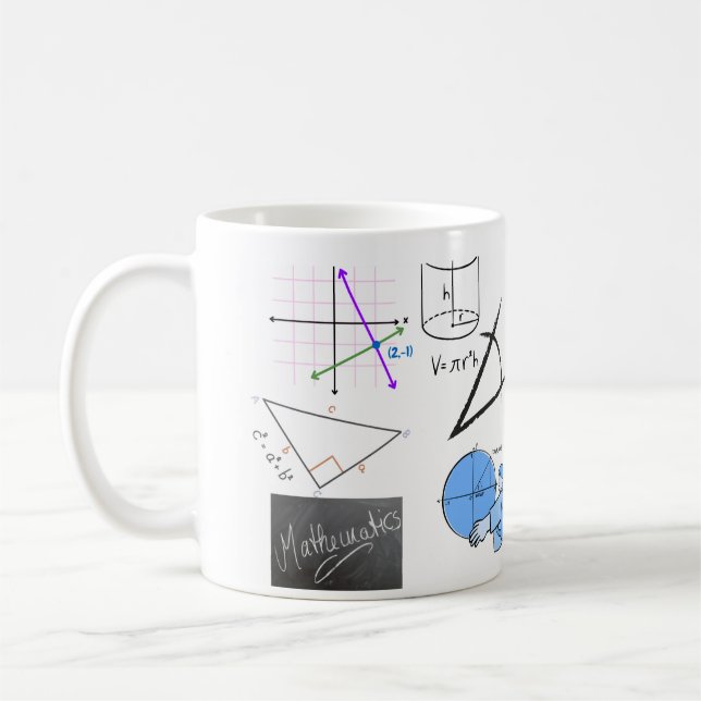 Math matters mug (Gauche)