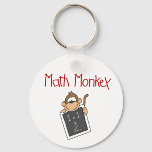 Math Monkey Keychain