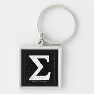 Math Monogram - Sigma Symbol  Keychain