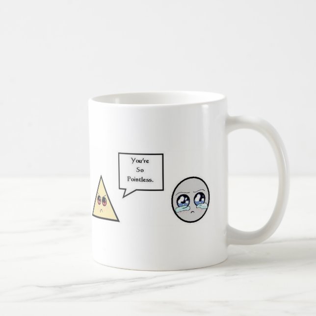 Math mug/ triangle joke coffee mug (Right)