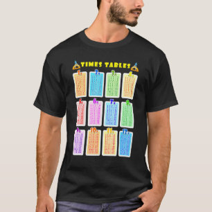 Math Multiplication Tables Learning For Kids Or Ad T-Shirt