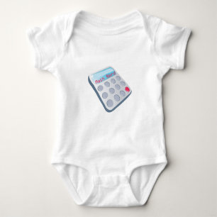 Math Nerd Calculator Baby Bodysuit