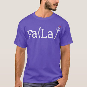 Math Nerd Christmas Fa la la la exponent T-Shirt