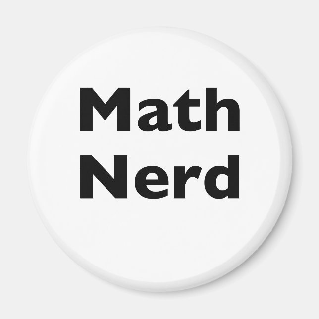 Math Nerd Magnet (Front)