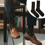 Math Nerd mathematical symbols gift Socks<br><div class="desc">For those who love numbers, symbols, equations, basically a math nerd. Buy them for your teacher, maybe they'll give you better grades.</div>