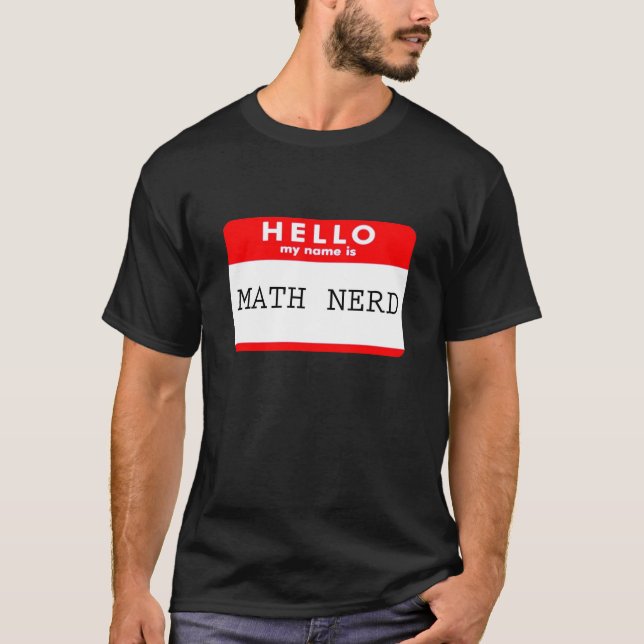 Math Nerd T-Shirt (Front)