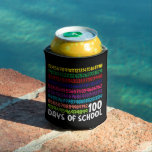 Math Numbers 100th Day of School Teacher Kids  Can Cooler<br><div class="desc">100th Day of School Teacher Kids 100 Days Math Numbers T-Shirt</div>
