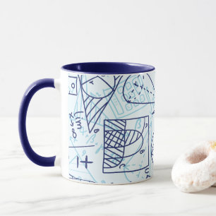 Math Pattern Mug