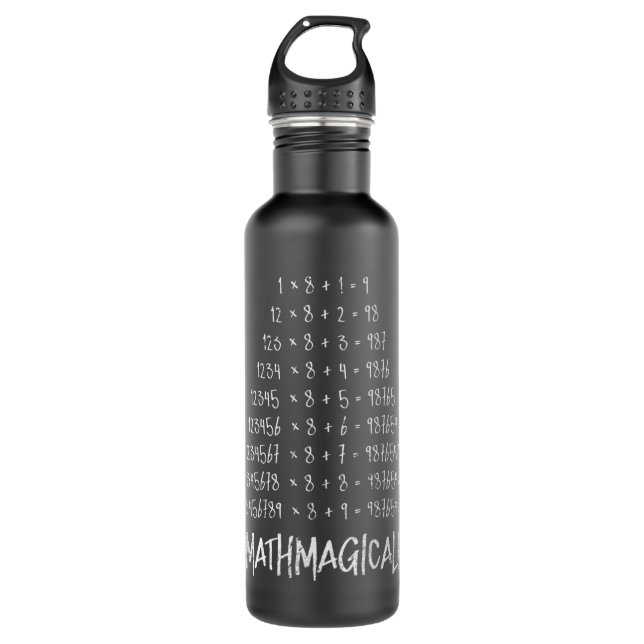 Math Patterns Mathmagical 710 Ml Water Bottle (Front)