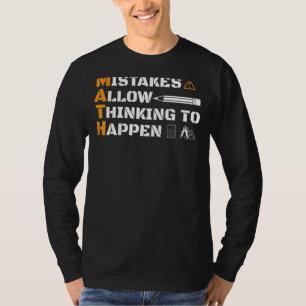 Math Pencil Calculator Compass T-Shirt