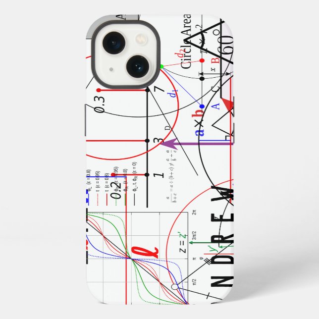 Math Physics Science Equation Personalized iPhone Case (Back)