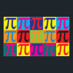 Math Pop Art Poster<br><div class="desc">Math Pop Art. If Math is your hobby,  occupation,  or obsession,  show it with great Math t-shirts,  mugs,  stickers,  and more.  They're also great gifts for other Math fans!</div>