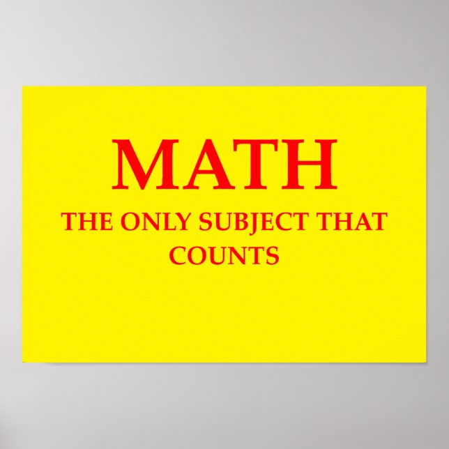 math poster (Front)