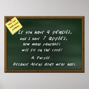 Math Poster - How I See Math Word Problems