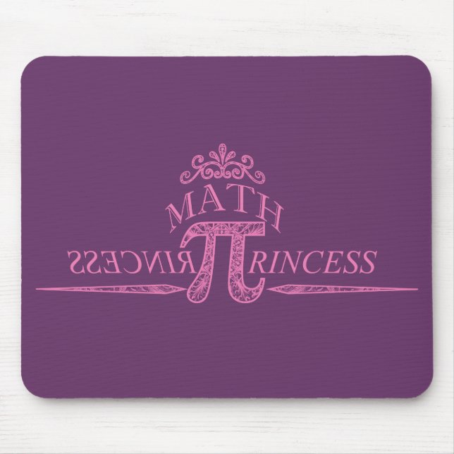Math Princess Mouse Pad (Front)