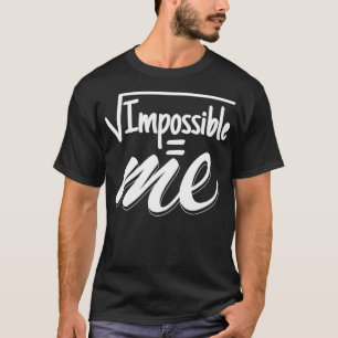 Math Pun Root Of Impossible Maths colourful turtle T-Shirt