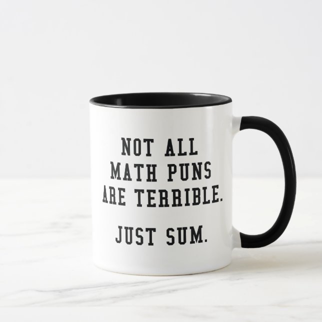 Math Puns Mug (Right)