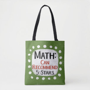 Math Review 5 étoiles Sac fourre-tout