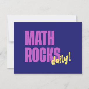 Math Rocks Daily Postcard