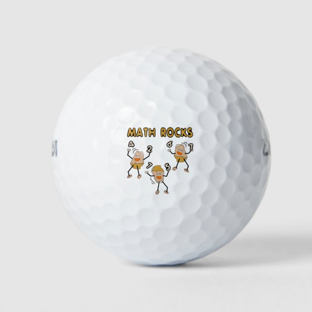 Math Rocks Golf Balls (Front)